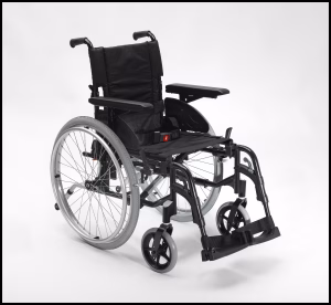 Deluxe manual ultra lightweight wheelchair