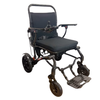 Angled image of the Dash Carbon Max HD Powerchair